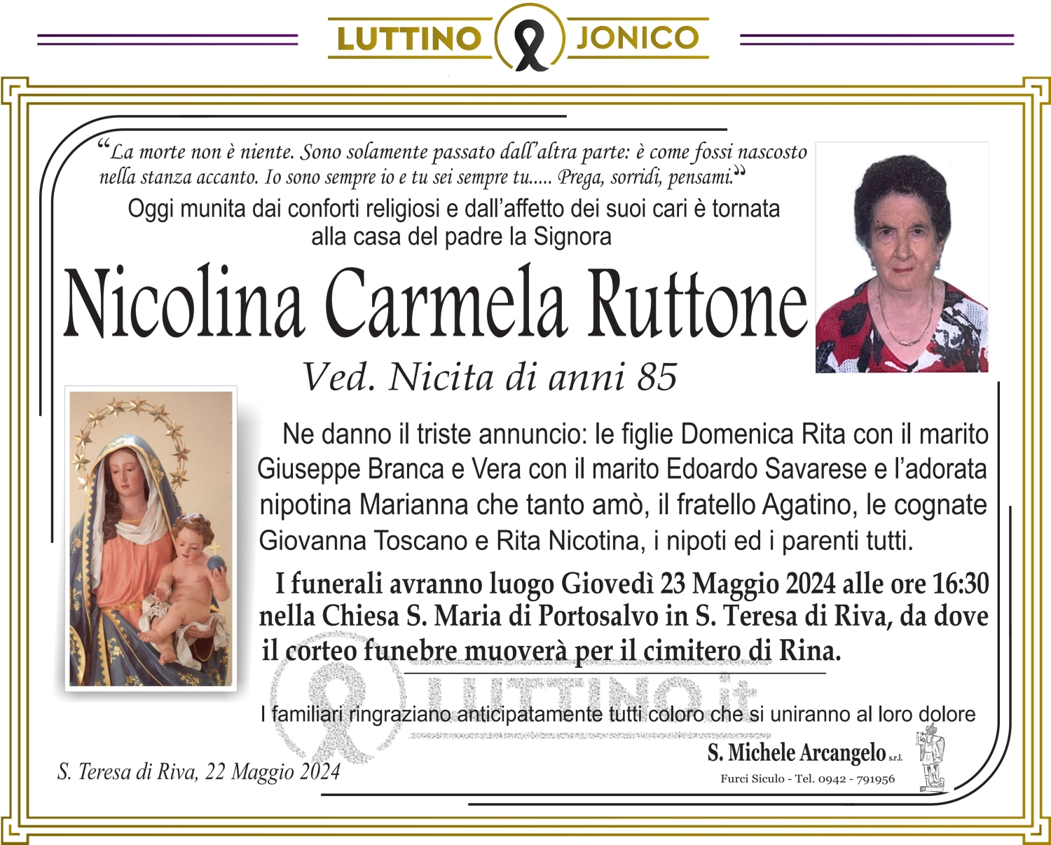 Nicolina Carmela Ruttone